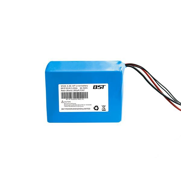 25.6V 3.35Ah LiFePO4 Wide Temperature Battery High Cycle Life Solar Tracking Systems