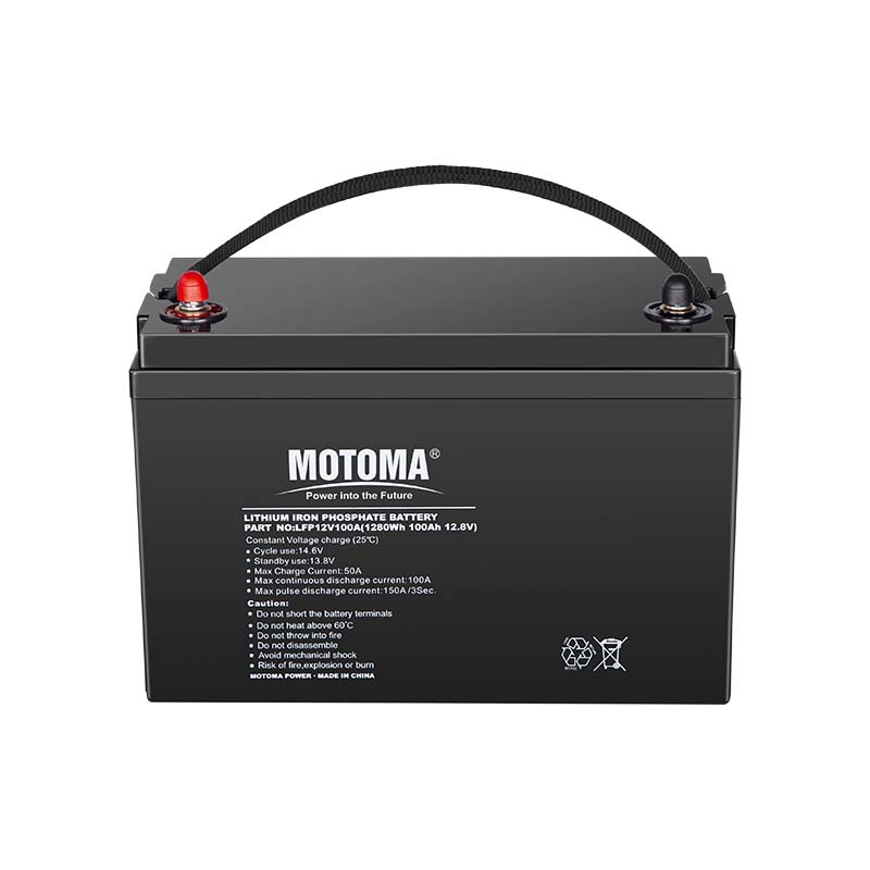 LiFePO4 Battery 12.8V 100Ah Deep Cycle High Cycle Life 4000 Times Off-Grid Solar Storage M47