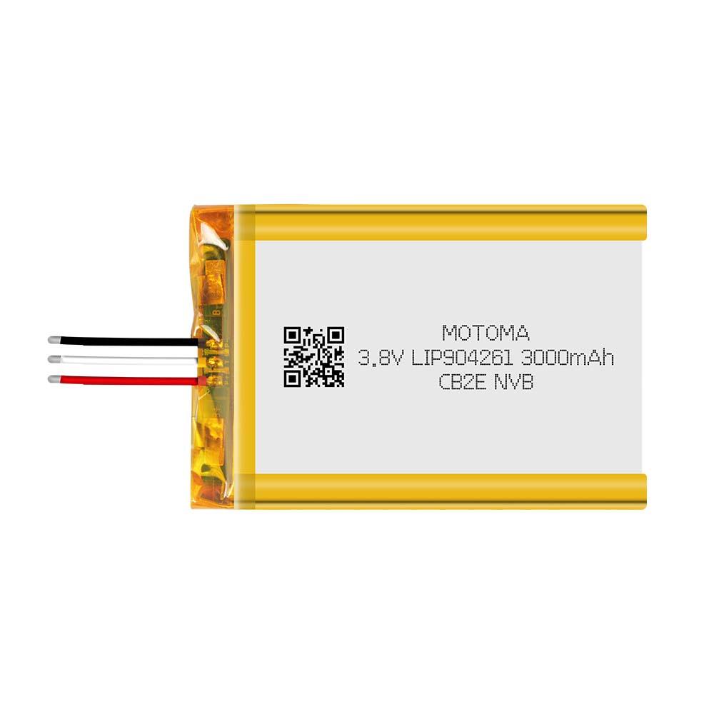 High Voltage Lithium Polymer Battery 3.8V High Energy Density Lightweight for Portable Electronics Motoma