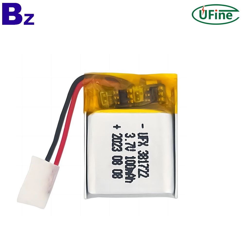 Lipo Cell Factory Professional Customized 3.7V 100mAh Battery for Remote Control UFX 381722
