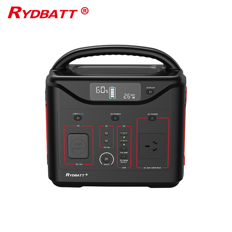 T600 Supports Solar Charging with MPPT 780W LiFePO4 Portable Power Station for Outdoor & Emergency Use