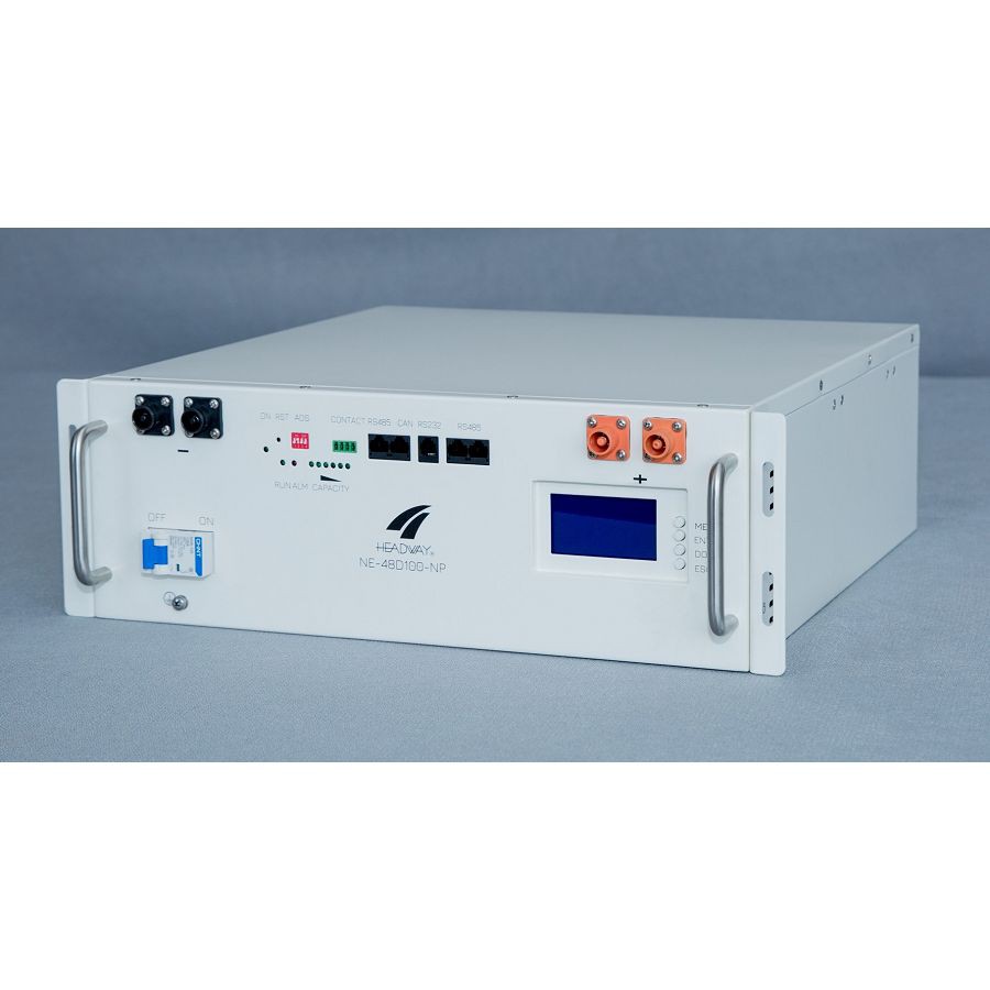 Lithium Ion Phosphate Battery Pack 51.2V 100Ah Long Cycle Life for Home Energy Storage