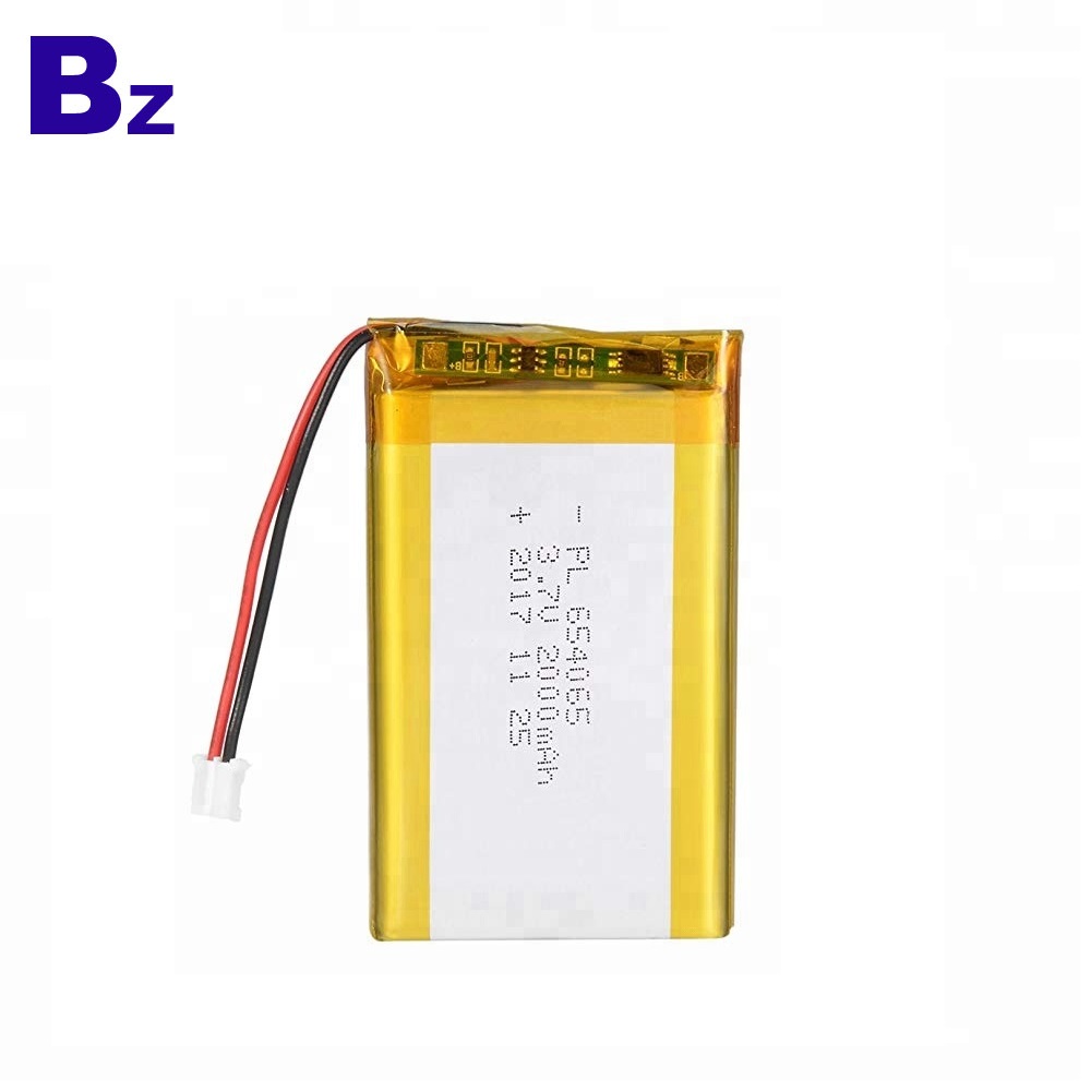 Lipo Battery 3.7V 2000mAh UL KC Certified for GPS Devices BZ