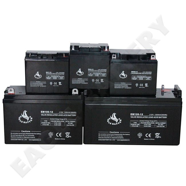 EM12-250 12V 250Ah AGM Battery 12-Year Float Life for UPS and Telecommunications Eagle