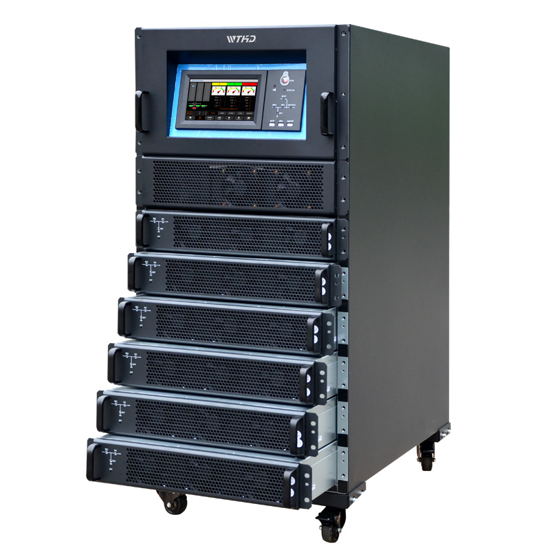 WTHD-U-RM (10-90kVA) Rack Modular Hot-Swappable Online UPS for Small and Medium Data Centers