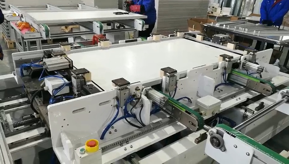 Automatic Solar Panel Gluing and Framing Machine Online Gluing & Framing for 1580×808 to 2500×1400mm Panels Ooitech