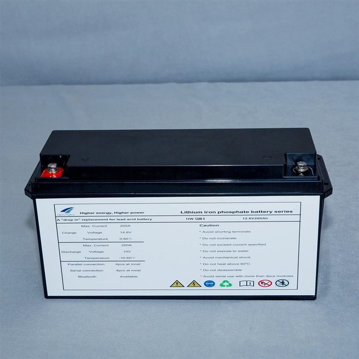 Solar and Lithium Batteries 12.8V 100Ah/200Ah LiFePO4 Lightweight Long Cycle Life for RV Marine Solar Storage
