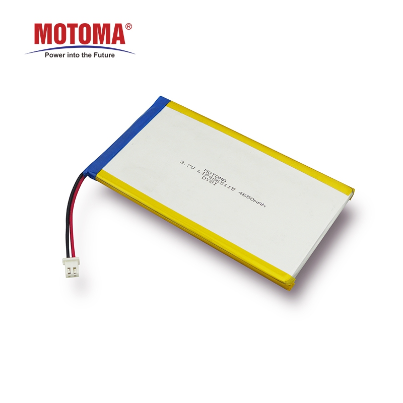 Lithium Polymer Battery 4865115 4650mAh 3.7V Ultra-Thin High Energy Density for LED Name Badge Advertising Display MOTOMA