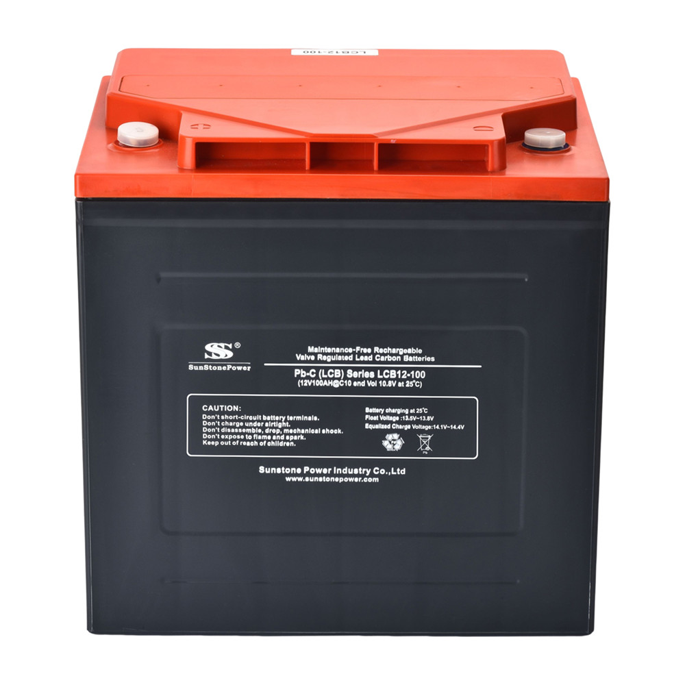 12V 100AH VRLA Lead Acid Battery Long Cycle Life, High Efficiency for Solar Energy Storage Sunstone Power