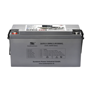 Sunstone Power 12V 200AH Lithium Battery 2.56kWh Energy Storage with Bluetooth Over 4000 Cycles, Low Self-Discharge, Bluetooth Monitoring for Solar Backup & Off-Grid Systems