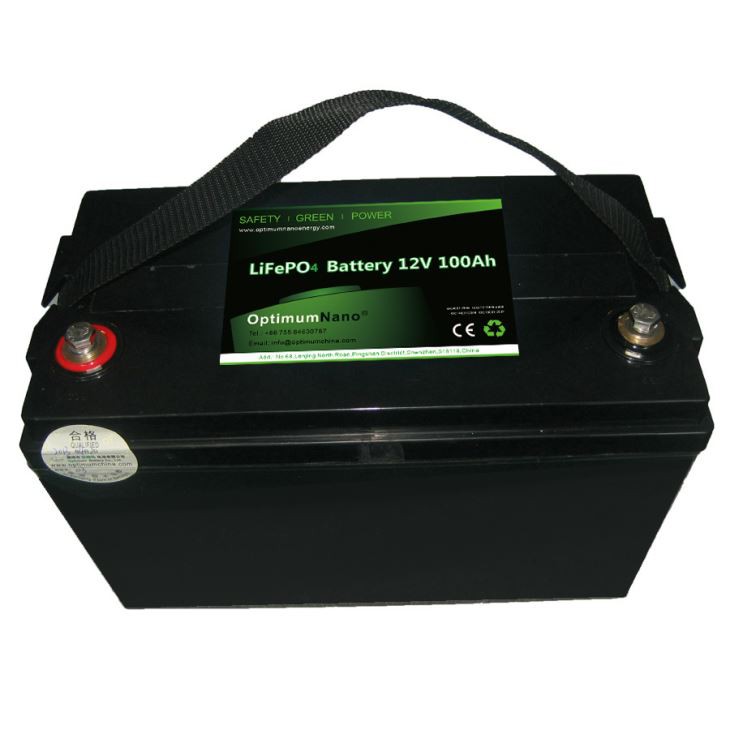 12V Lithium Ion Rechargeable Batteries 5ah-1000ah LiFePO4 High Safety Long Cycle Life for Solar Energy Storage and EVs OptimumNano