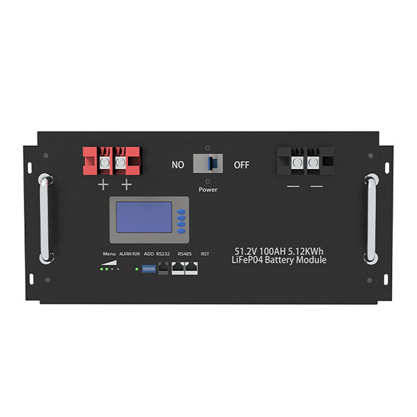 LiFePO4 Rack-mounted Battery Module 48V/51.2V 100Ah Long Cycle Life for Solar Energy Storage and UPS Systems
