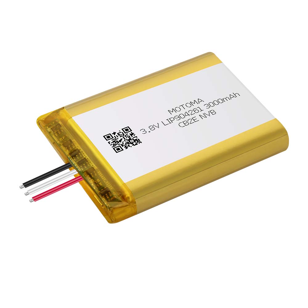 High Voltage Lithium Polymer Battery 3.8V High Energy Density Lightweight for Portable Electronics Motoma