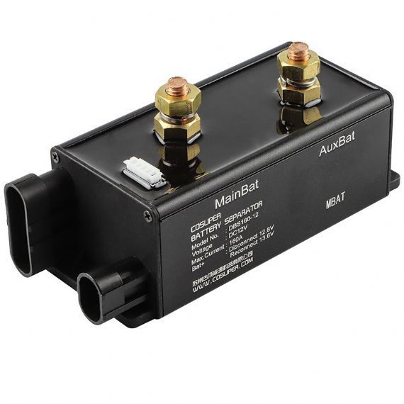 200A Battery Isolator 200A Dual Battery Charging Protection for Solar & Marine Systems Cosuper