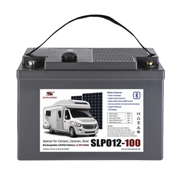 12V 100AH Lithium Battery Long Cycle Life, 4000+ Cycles at 80% DOD for Solar, RV, Boat, Camping Sunstone Power