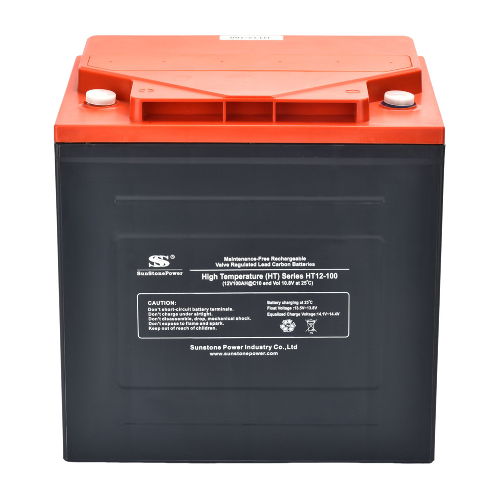 12V 100AH High Temperature VRLA Battery Lead Carbon, Fast Charge/Discharge, Long Cycle Life for UPS, Backup Power, Telecom Systems Sunstone Power