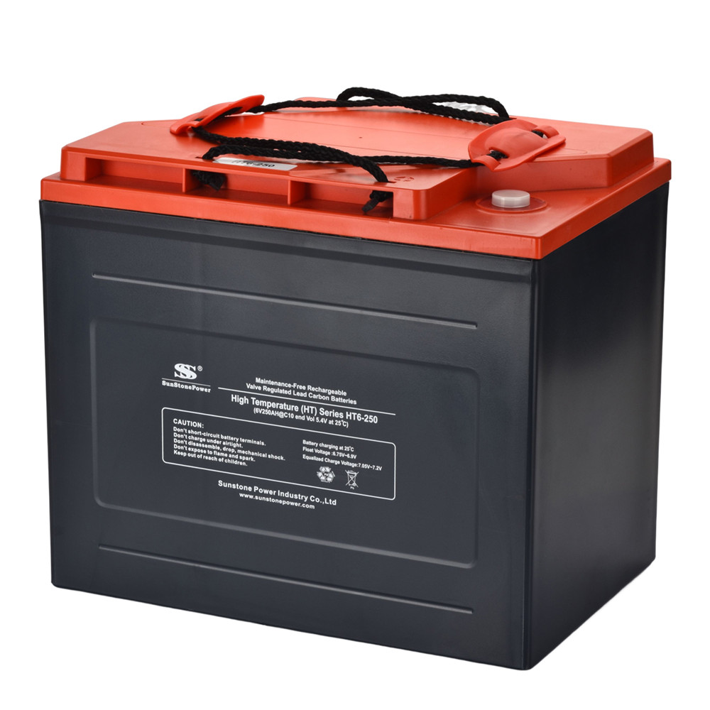 6V 250AH VRLA Battery High-Temperature Lead Carbon Fast Charge Discharge for UPS Solar Telecom Sunstone Power