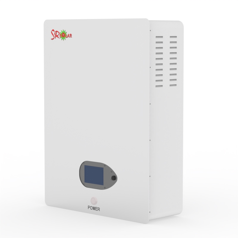 Wall Mount Energy Storage Lithium Battery 48V 200Ah 10.24KWh 10KW Powerwall for Home Backup Solar System SRSOALR