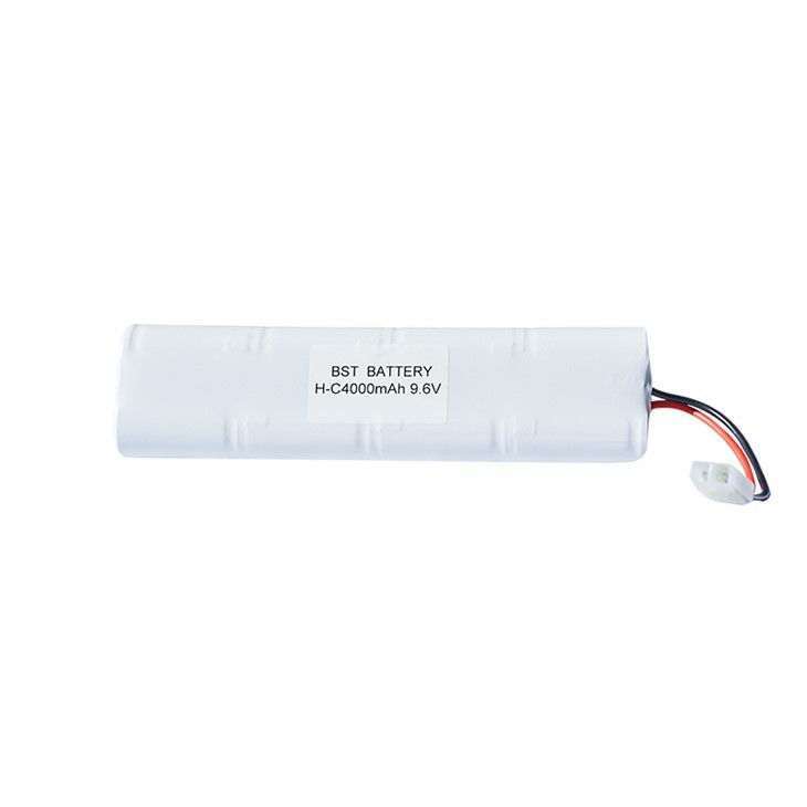 H-C4000mAh 9.6V Ni-MH Battery High-Capacity Long-Life Emergency Lighting Backup Power BST