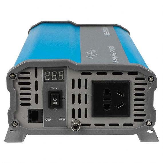 1000 W Pure Sine Wave Inverter 12V/24V/48V Input 100-120V/210-250V Output 2000W Peak Power for Solar Energy, Off-Grid & RV Systems