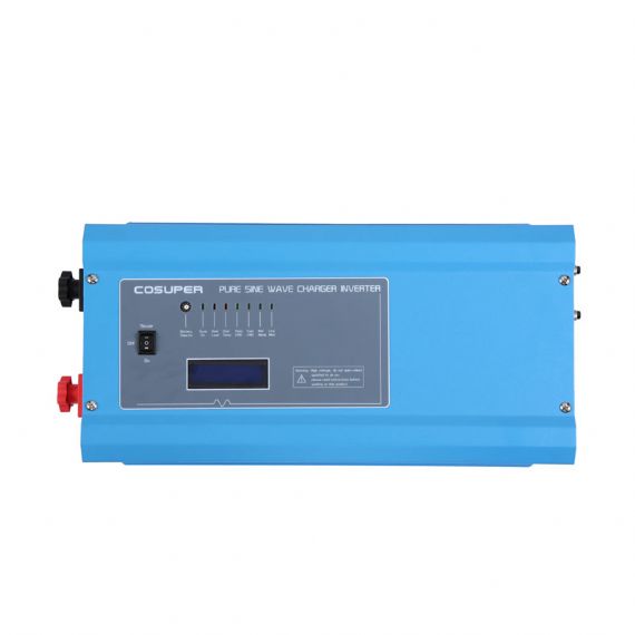3000W Pure Sine Wave Inverter Charger 12V/24V/48V High Efficiency for Solar Systems and Off-Grid Power Supply