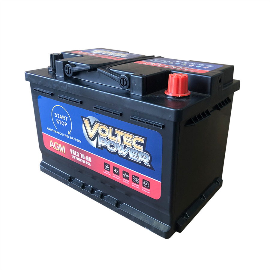 VRLA AGM Start-Stop Battery 12V 60AH-92AH High CCA & Deep Cycle Performance for Stop-Go Vehicles