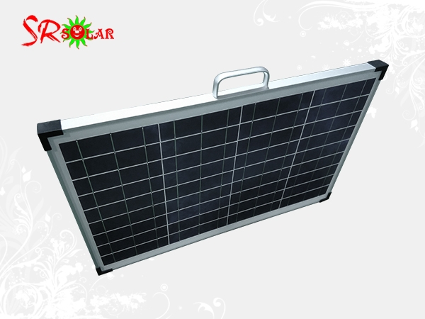 38W Folding Solar Panel 18V/2.3A High Efficiency Portable for Outdoor Camping RVs and Off-Grid Power