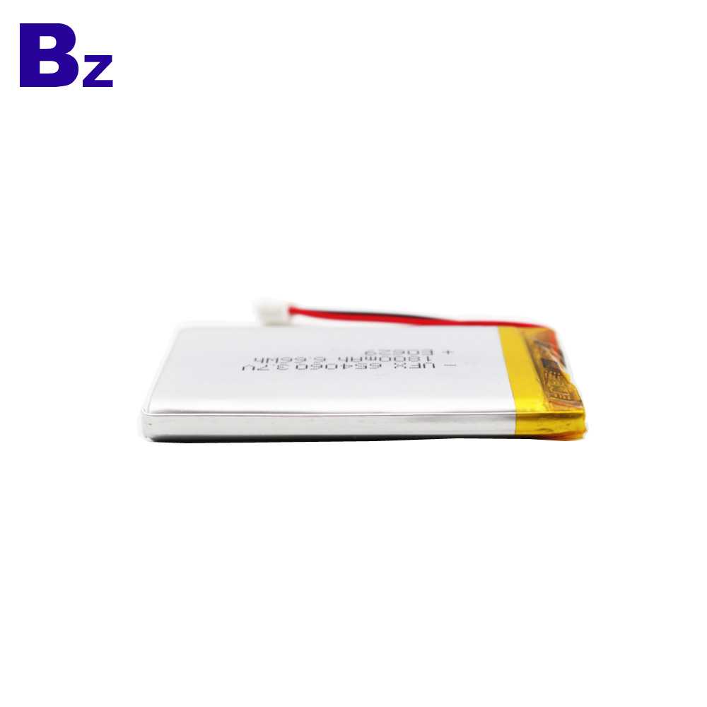 Lipo Battery 1800mAh 3.7V UL1642 Certified for Communication Devices UFX