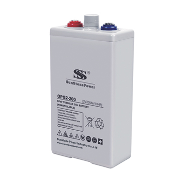 2V 200AH OPzV Deep Cycle Gel Battery Tubular Plate Long Life for Solar Telecom Backup Sunstone Power