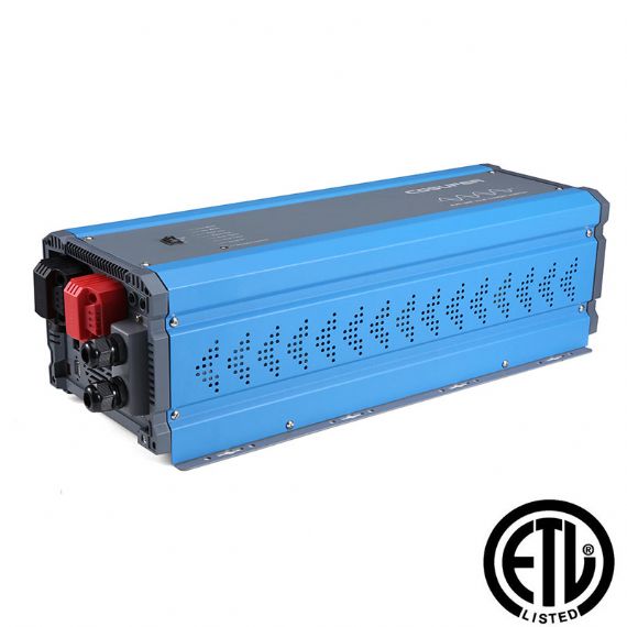 6000W Pure Sine Wave Inverter Charger 24VDC/48VDC Lithium Compatible for Solar Systems, Vehicles, Yachts COSUPER