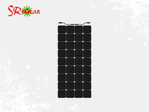 120W Semi-flexible Solar Panel Sunpower Cells 22.5% Efficiency for RV Marine Off-grid Systems Sopray