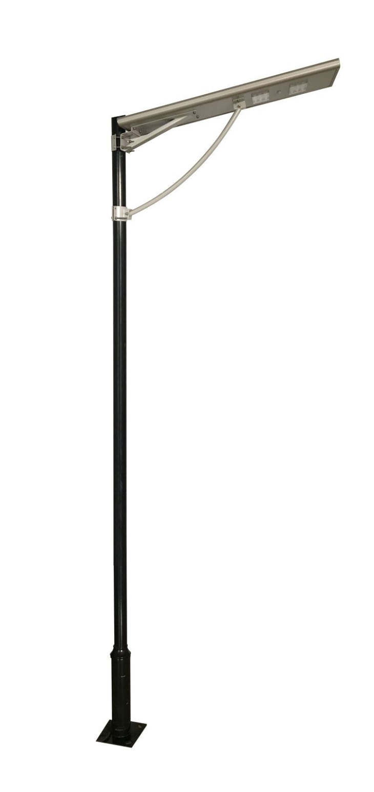 HYBRID LED SOLAR STREET LIGHT (All in One) 30w DC-AC Hybrid, LiFePO4 Battery, 120W Lamp Power for Outdoor Lighting Jiansheng