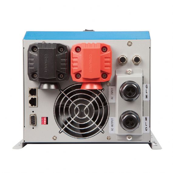 3000W Pure Sine Wave Inverter Charger 12VDC to 120VAC 9000W Surge with UPS Function for Solar RV Marine COSUPER