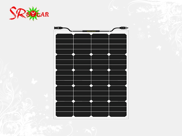70W Semi-flexible Solar Panel Sunpower Cells 22.5% Efficiency for RV Marine Off-grid Systems Sopray