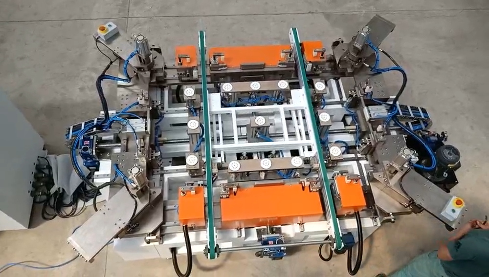 Automatic Solar Panel Gluing and Framing Machine Online Gluing & Framing for 1580×808 to 2500×1400mm Panels Ooitech