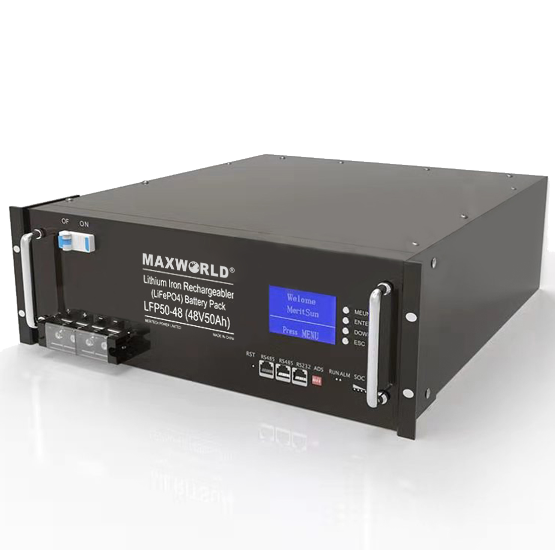 Telecom Solar ESS Energy Storage System 48V 51.2V Lithium Iron Phosphate Backup Power for Telecom and Remote Networks Maxworld Power