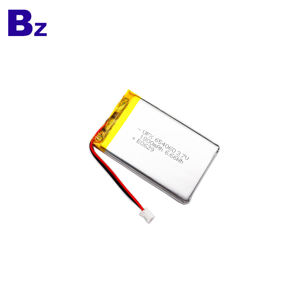 Lipo Battery 1800mAh 3.7V UL1642 Certified for Communication Devices UFX