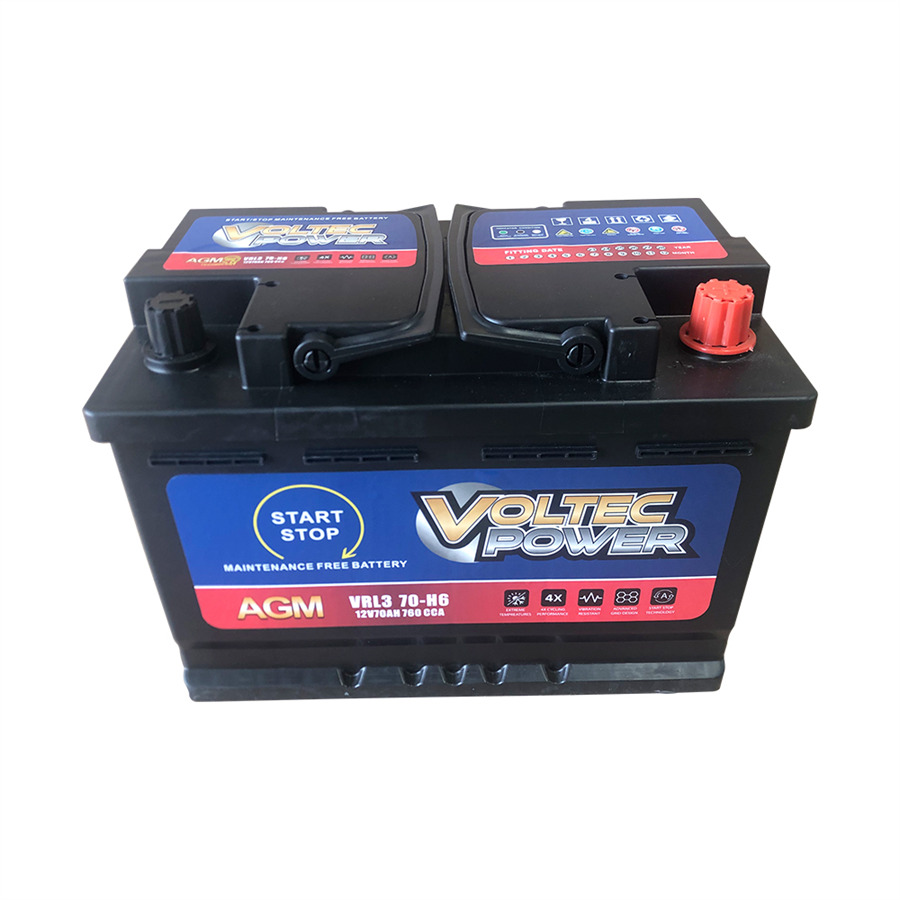 VRLA AGM Start-Stop Battery 12V 60AH-92AH High CCA & Deep Cycle Performance for Stop-Go Vehicles