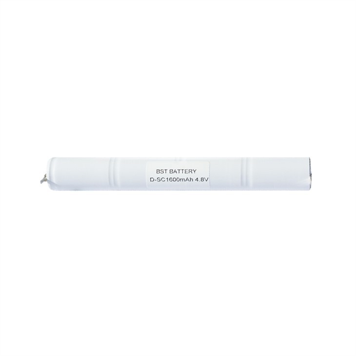 D-SC1600mAh 4.8V Ni-Cd Battery Rechargeable High-Temperature Resistant for Emergency Lighting and Solar Systems BST