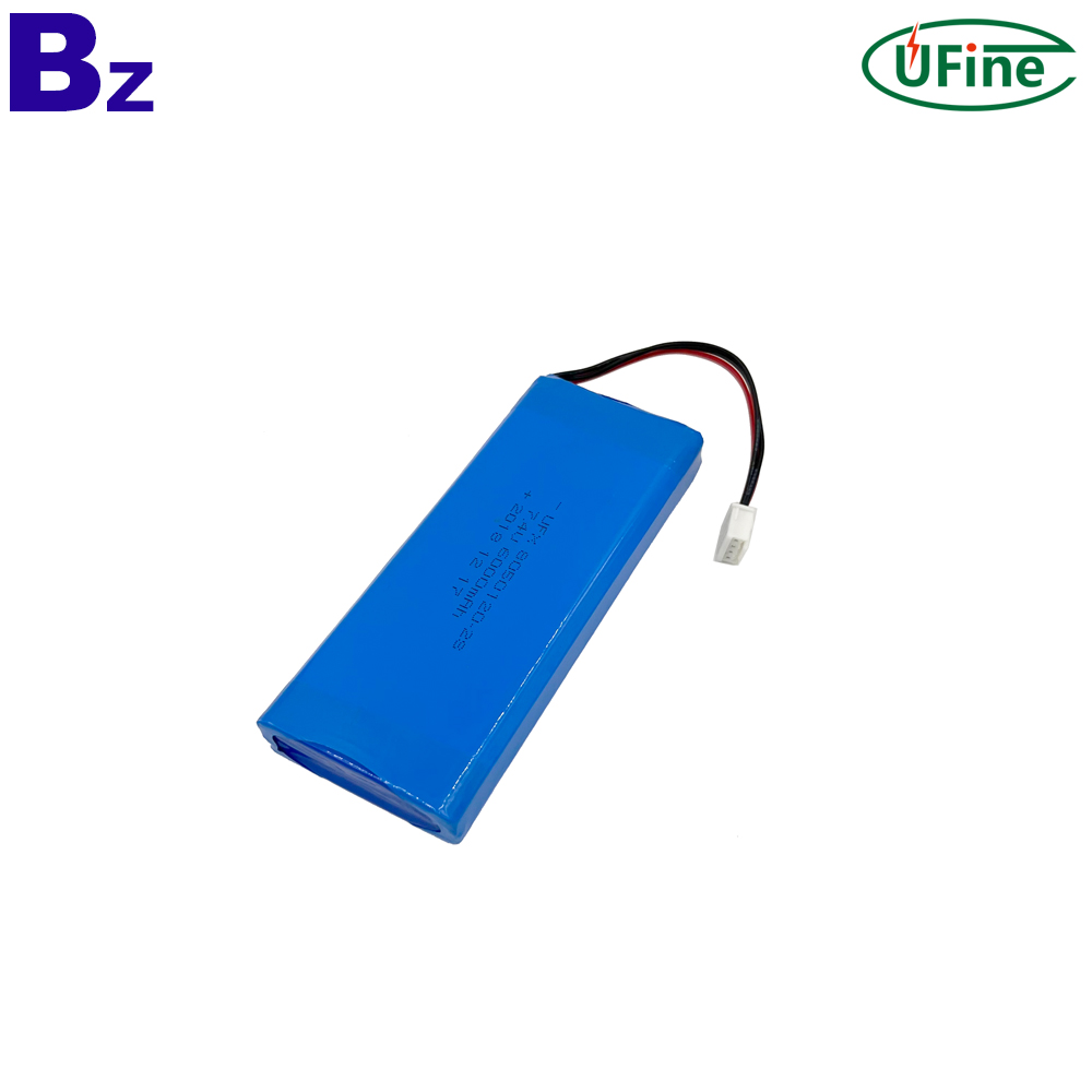 UFX 8050120-2S 7.4V 6000mAh Li-polymer Battery Pack High-Capacity Rechargeable for Massager UFX
