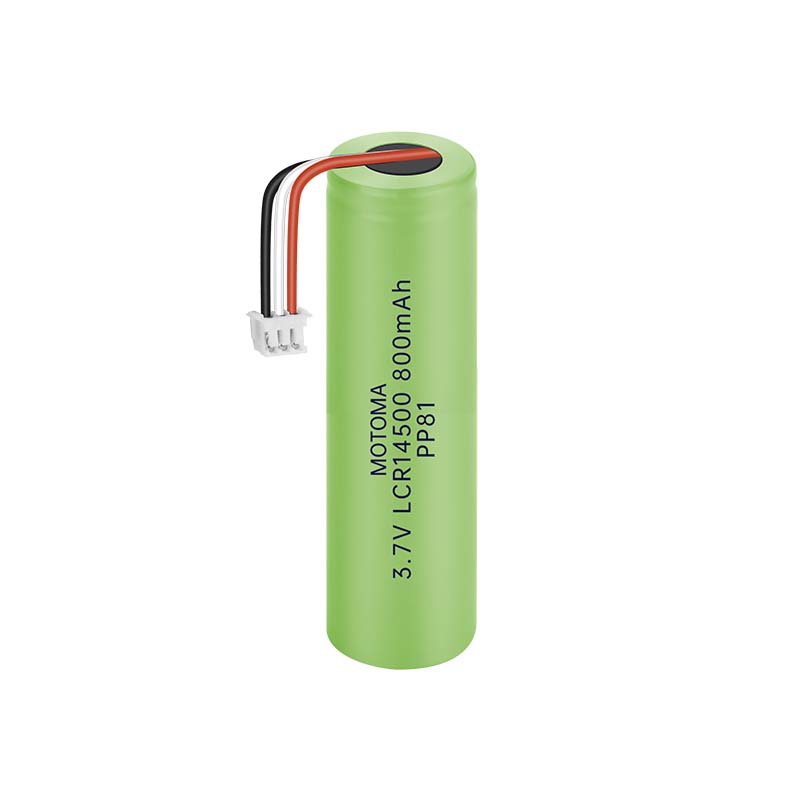 Lithium Ion Battery 3.7V ICR14500 800mAh High-Cycle Life for Portable Devices and Energy Storage Systems