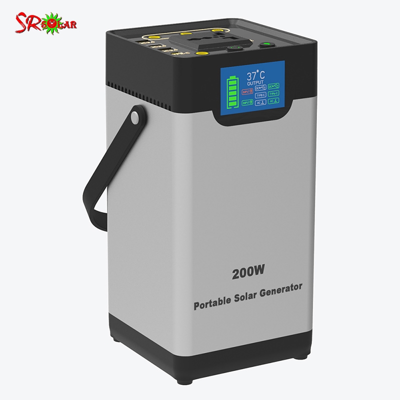 200W Solar Generator Portable Power Bank 50000mah Lithium Battery 18650 Outdoor Camping Emergency Backup Sopraysolar