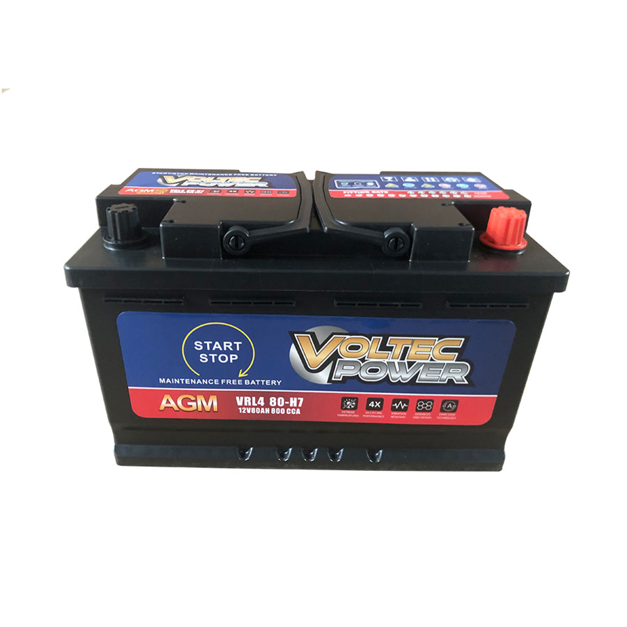 VRLA AGM Start-Stop Battery 12V 60AH-92AH High CCA & Deep Cycle Performance for Stop-Go Vehicles