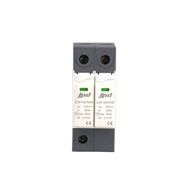 AC Surge Protective Device 40kA 275V Max Pluggable DIN Rail Mount for Solar PV and Energy Storage Systems