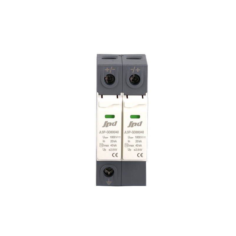 DC Surge Protector 40kA 800V Solar PV System Protection with Remote Signaling Jinli