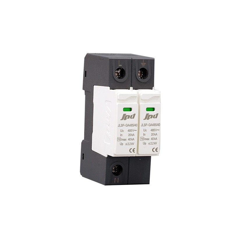 AC SPD Power Surge Protective Device 40kA 485V Type 2 for Solar PV and Energy Storage Systems Jinli