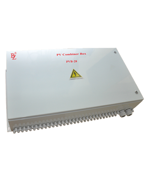 28 String DC Distribution Box 1000Vdc IP65 Outdoor PV Combiner for Solar Inverter Systems