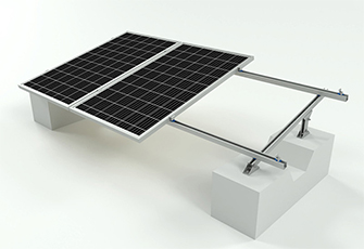 Photovoltain Bracket System for Flat Rooftop Adjustable Aluminum Mounting Structure for Solar Panels on Flat Roofs