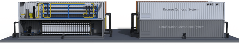 Containerized Seawater Desalination Equipment Short Construction Period, Low Land Cost, Strong Corrosion Resistance for Offshore and Remote Area Water Supply
