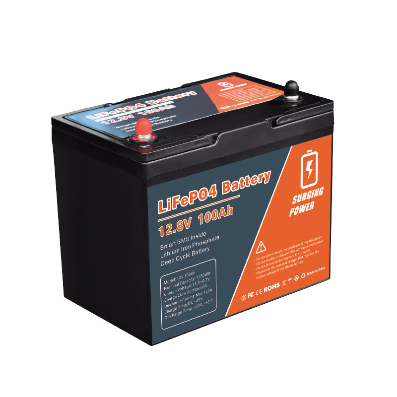 QL-12100A Lithium Iron Phosphate Battery 1280Wh 12.8V for Solar Storage and Off-grid Systems